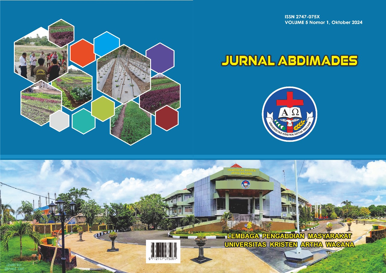 					Lihat Vol 5 No 1 (2024): Jurnal Pengabdian Masyarakat Desa (ABDIMADES)
				